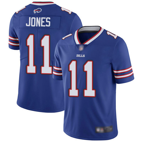 Men Buffalo Bills #11 Zay Jones Royal Blue Team Color Vapor Untouchable Limited Player NFL Jersey